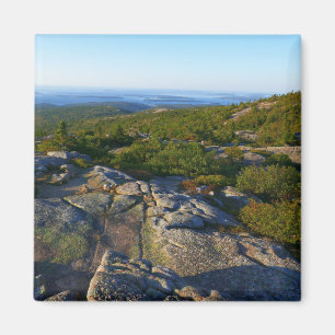 Morning atop Cadillac Mountain at Acadia Magnet