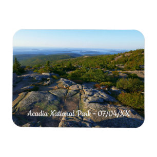 Morning atop Cadillac Mountain at Acadia Magnet