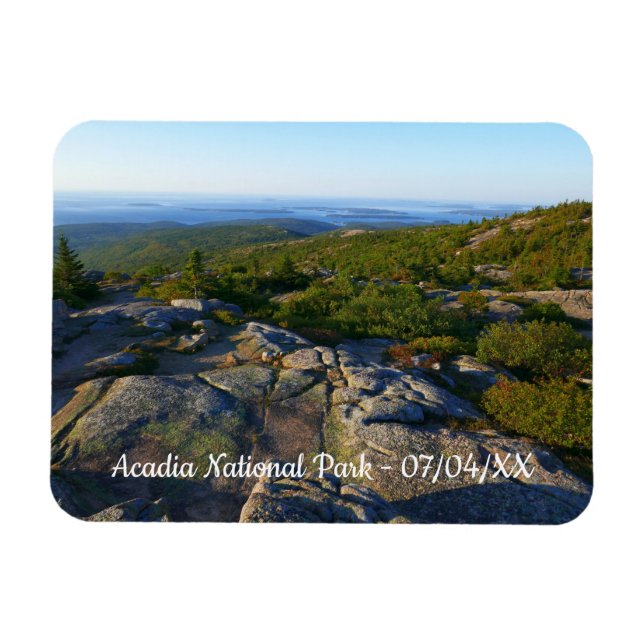 Morning atop Cadillac Mountain at Acadia Magnet (Horizontal)