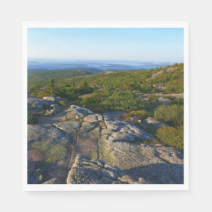 Morning atop Cadillac Mountain at Acadia Napkin