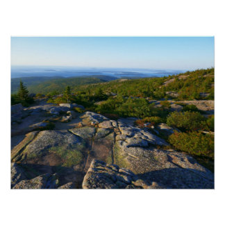 Morning atop Cadillac Mountain at Acadia Poster