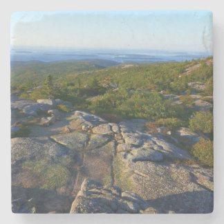 Morning atop Cadillac Mountain at Acadia Stone Coaster
