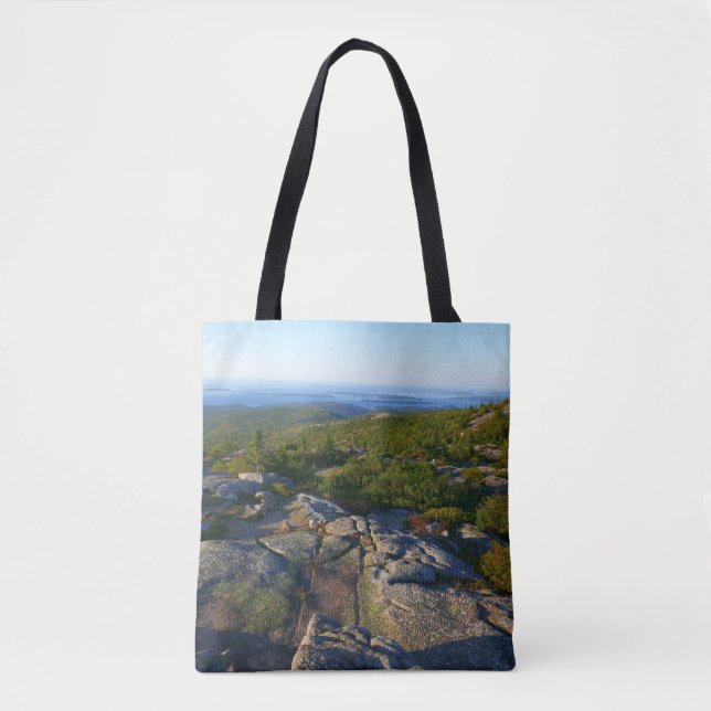 Morning atop Cadillac Mountain at Acadia Tote Bag (Front)