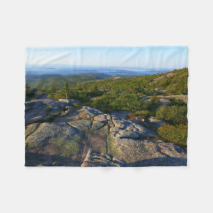 Morning atop Cadillac Mountain Fleece Blanket