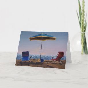 Morning Beach Greeting Card