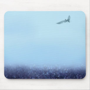 morning bird dew mousepad