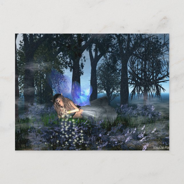 Morning Blessings Fairy Postcard (Front)