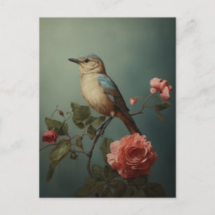 Morning Blue Bird Postcard