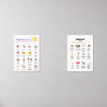 Morning Boost Affirmations Wall Art
