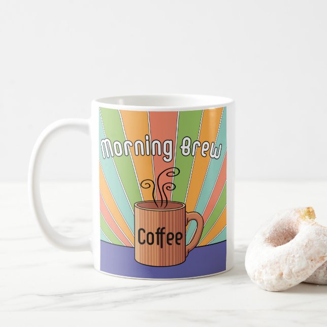 Morning Brew Coffee Mug (With Donut)