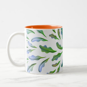 "Morning Brew Delight: Sunrise Sip Mug" Two-Tone Coffee Mug