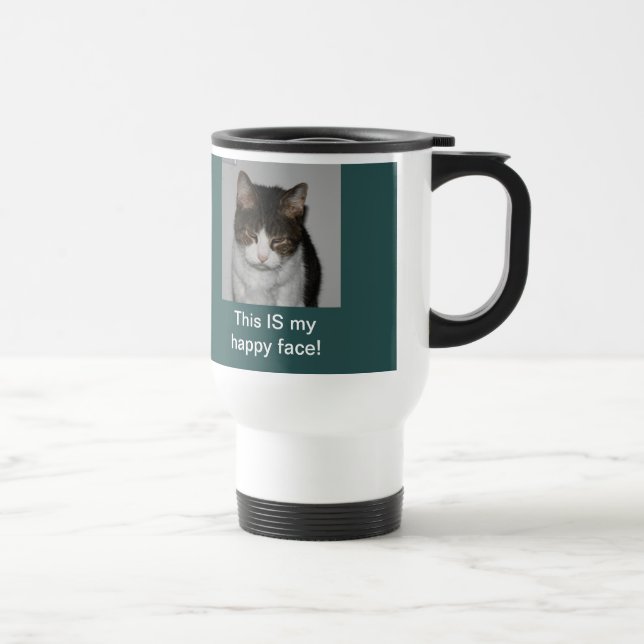 Morning Cat - personalised mug (Right)
