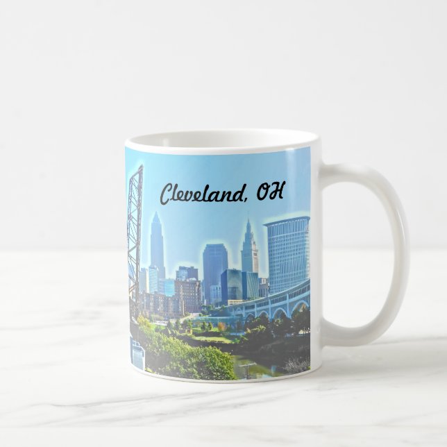 Morning Cleveland Ohio Mug (Right)