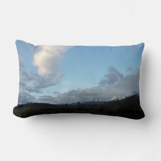 Morning Clouds at Grand Teton National Park Lumbar Cushion