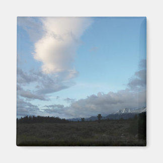 Morning Clouds at Grand Teton National Park Magnet