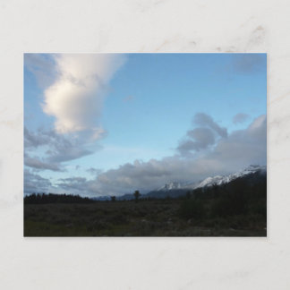 Morning Clouds at Grand Teton National Park Postcard