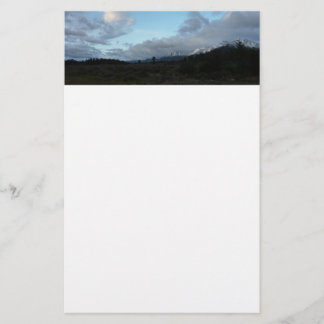 Morning Clouds at Grand Teton National Park Stationery