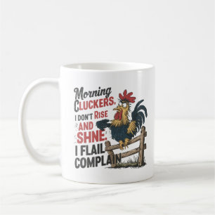 Morning Cluckers Rooster Coffee Mug