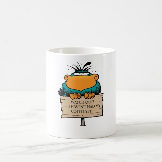 Morning Coffee Bludgerigar Mug (Center)