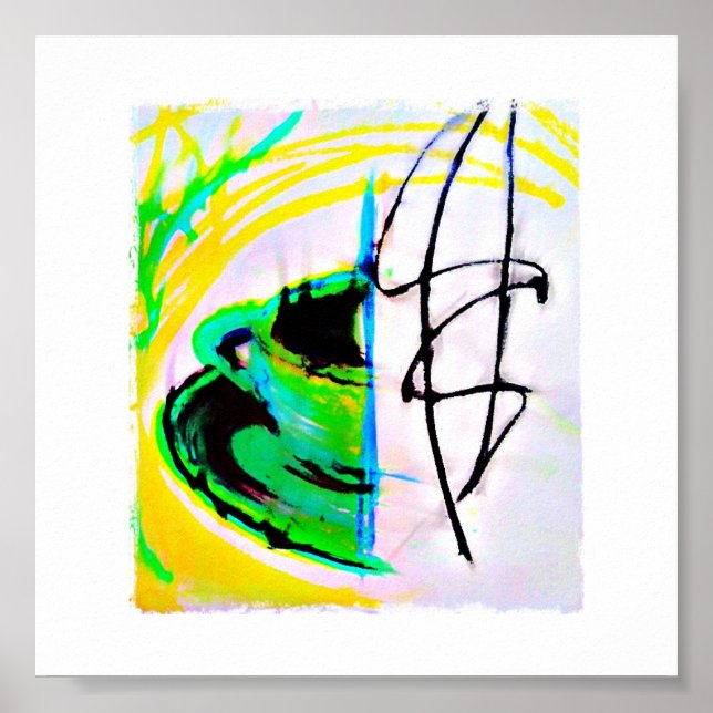 Morning Coffee Blur Poster (Front)