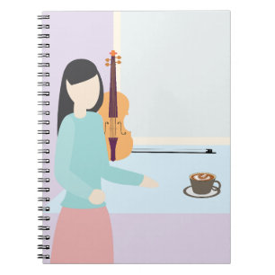 Morning Coffee by the Window Notebook