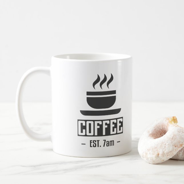 Morning Coffee Fix Mug (With Donut)
