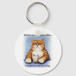 Morning Coffee Key Ring