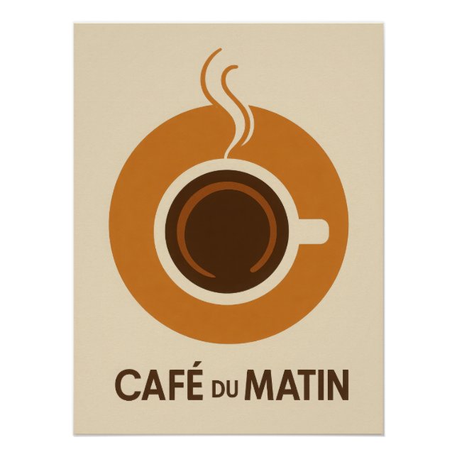 Morning coffee poster (Front)