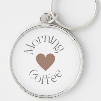Morning Coffee Wellness, Calm Daily Ritual Gift Key Ring