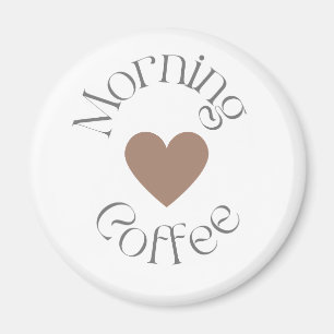 Morning Coffee Wellness, Calm Daily Ritual Gift Magnet