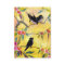 Morning Colours: Bird Painting in Yellow and Pink