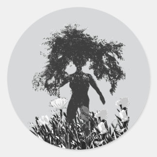 Morning Cropa Classic Round Sticker