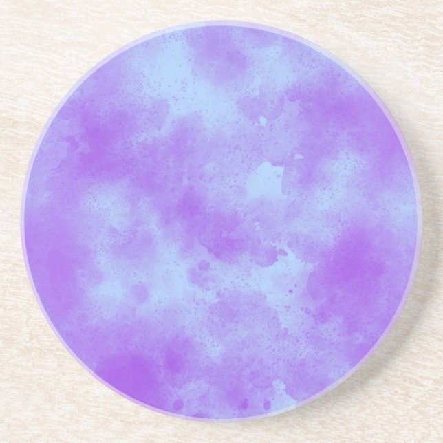 Morning Dew Cloud Effect Sandstone  Coaster (Front)