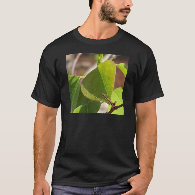 morning Dew on Chinese tallow leaf T-Shirt (Front)