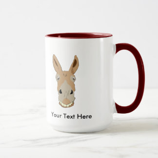 Morning Donkey Face with Smile Mug