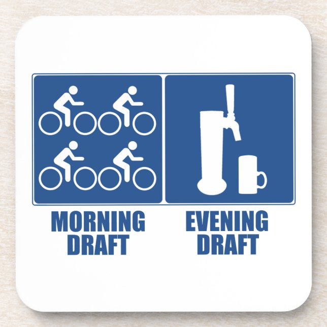 Morning Draught, Evening Draught Coaster (Front)