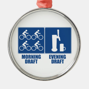 Morning Draught, Evening Draught Metal Tree Decoration