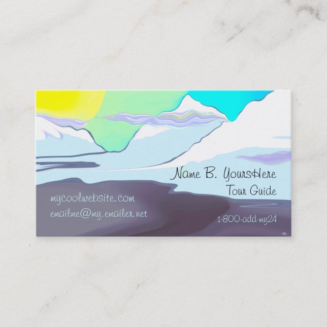 Morning Dream Business Card (Front)
