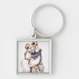 Morning dress, fashion plate from Ackermann's Repo Key Ring
