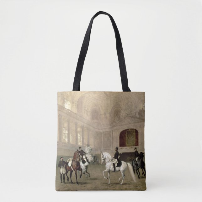 Morning Exercise in the Hofreitschule Tote Bag (Front)