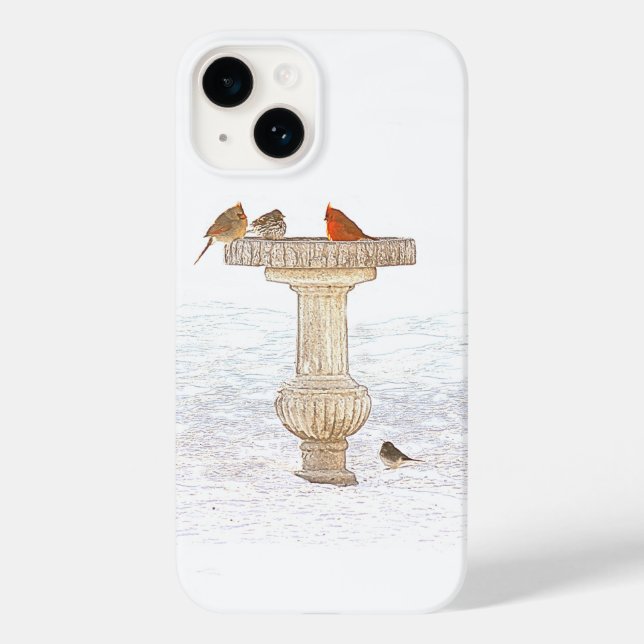 Morning Feeding DigitalArt Case-Mate iPhone Case (Back)