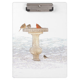 Morning Feeding DigitalArt Clipboard