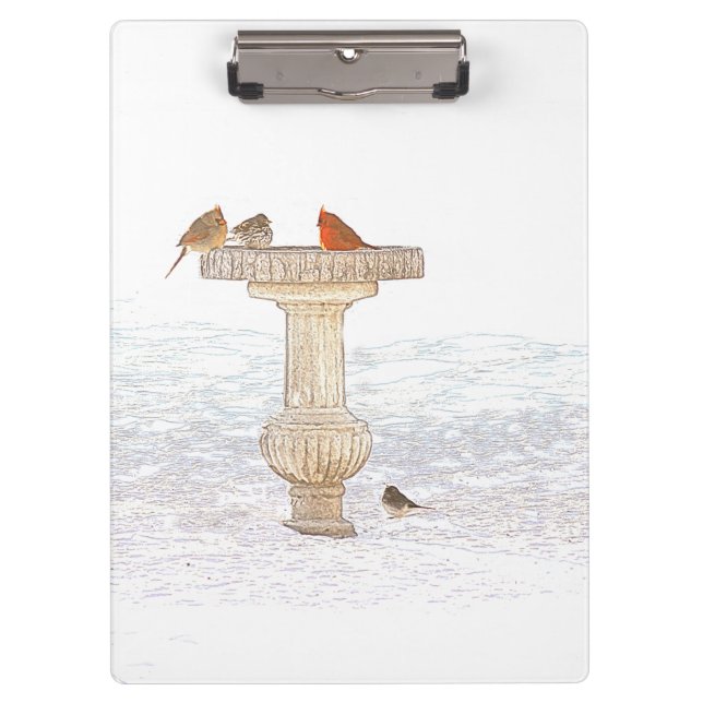 Morning Feeding DigitalArt Clipboard (Front)