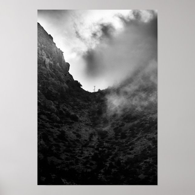 Morning Fog at Big Bend Poster (Front)