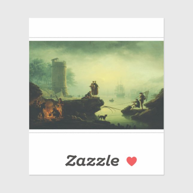 Morning Fog at sea by Joseph Vernet  (Sheet)