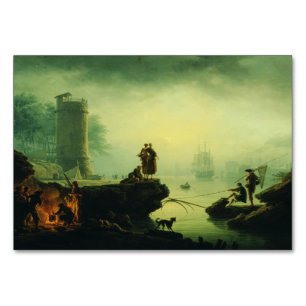 Morning Fog at sea by Joseph Vernet  Table Number