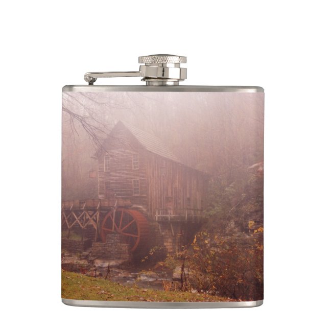 Morning Fog Hip Flask (Front)