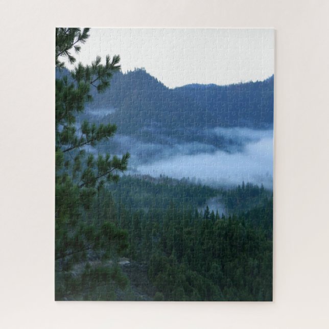 Morning fog.... jigsaw puzzle (Vertical)