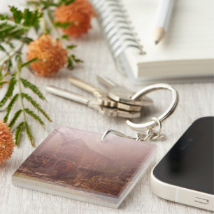 Morning Fog & Waterwheel Key Ring