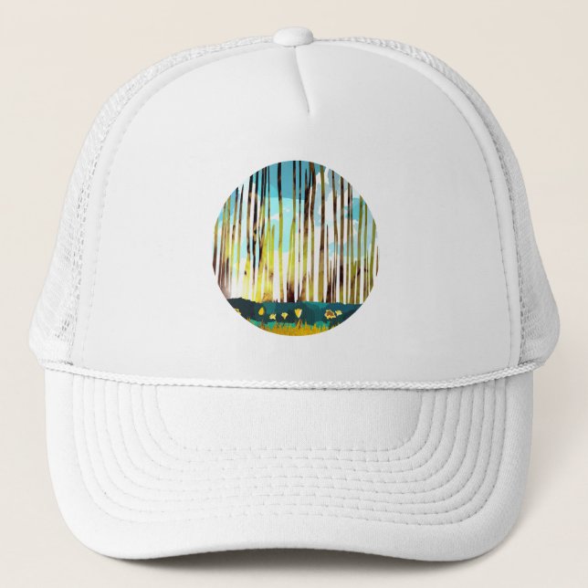 Morning Forest Trucker Hat (Front)